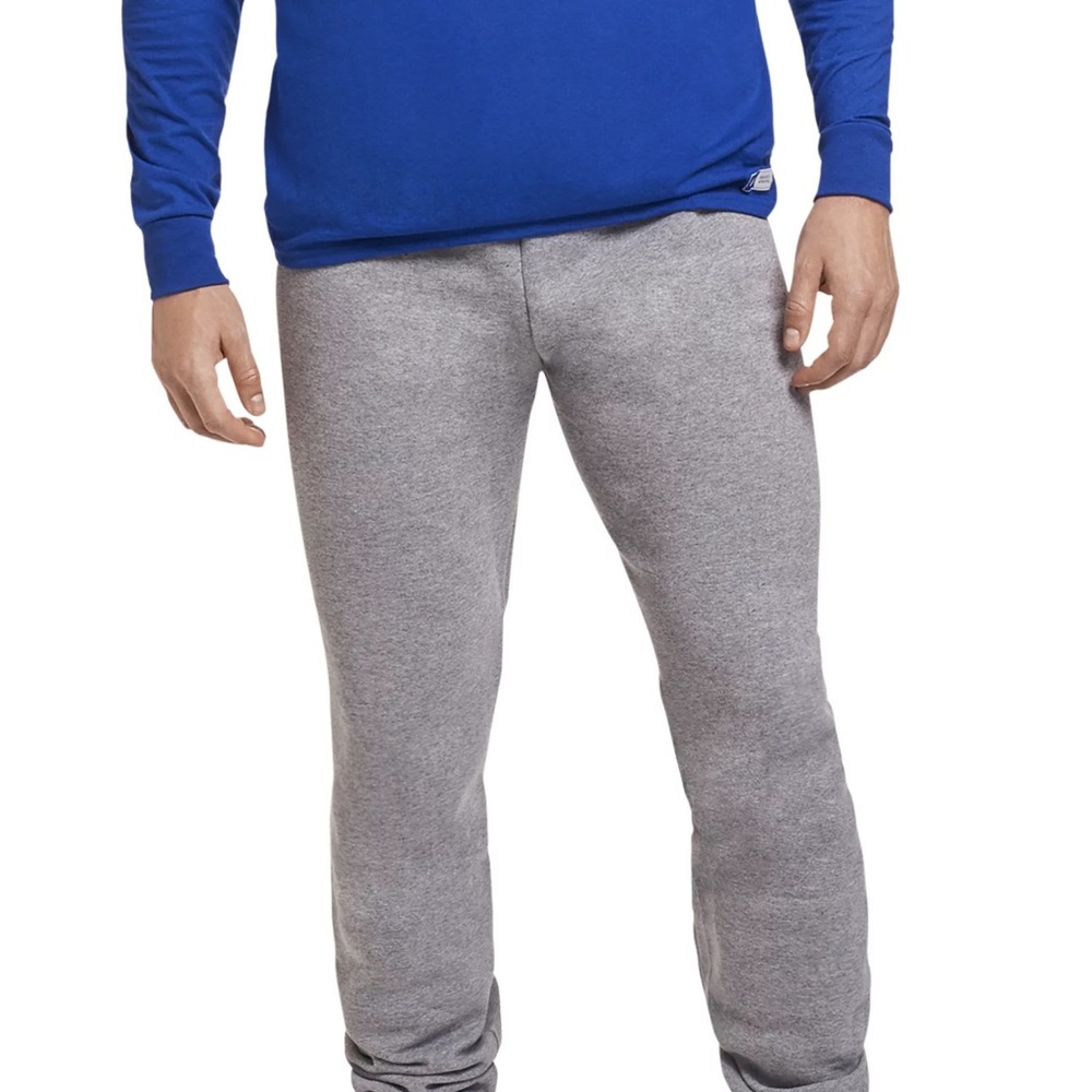 NWT Men’s Grey Sweatpants by Russell Athletic Dri-Power Size Large